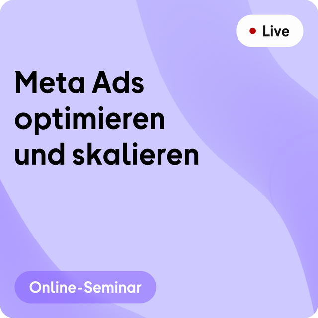 Online-Seminar | Meta Ads optimieren und skalieren