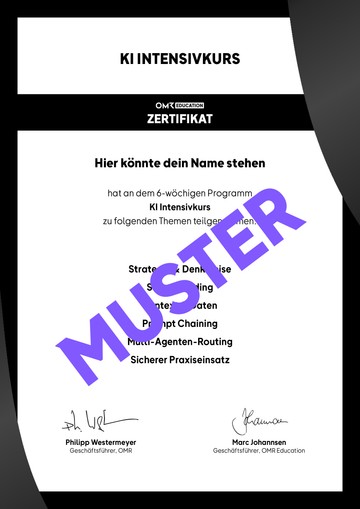 OMR Zertifikat
