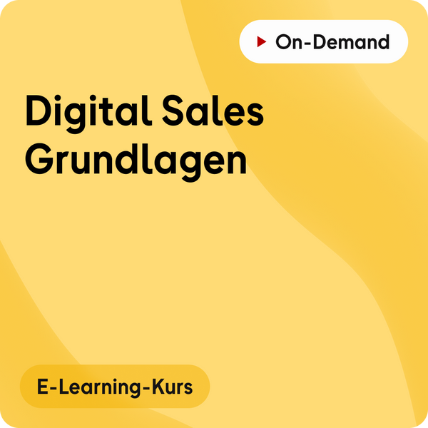 E-Learning-Kurs | Digital Sales Grundlagen