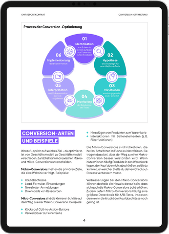 Conversion-Optimierung – OMR Report Kompakt