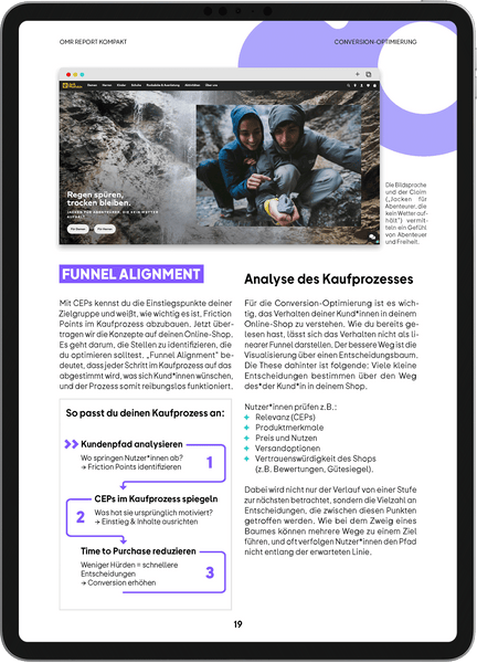 Conversion-Optimierung – OMR Report Kompakt