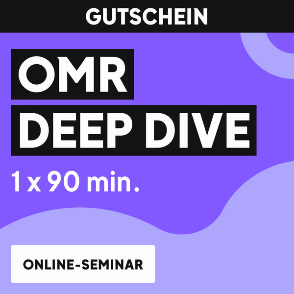 OMR Deep Dive Sprint Gutschein