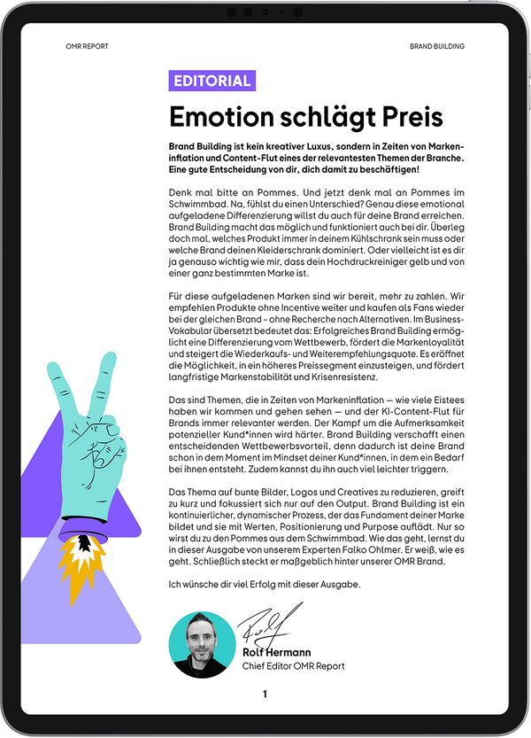 OMR Report | Brand Building