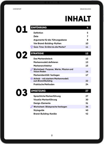 OMR Report | Brand Building