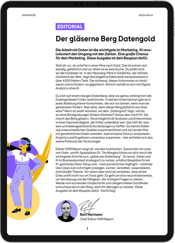 OMR Report | Daten und KI