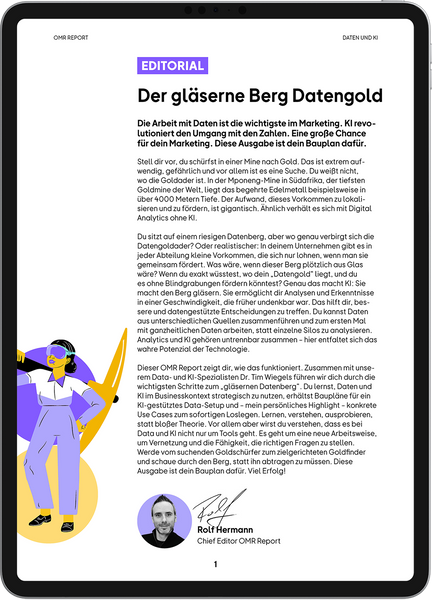 OMR Report | Daten und KI