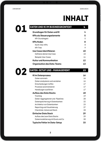 OMR Report | Daten und KI
