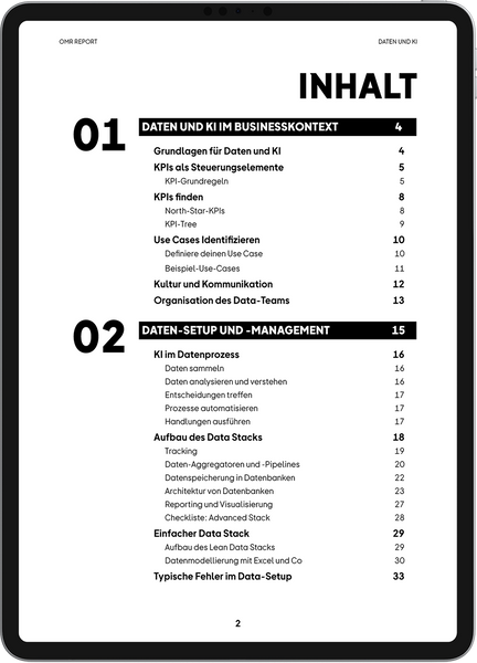OMR Report | Daten und KI
