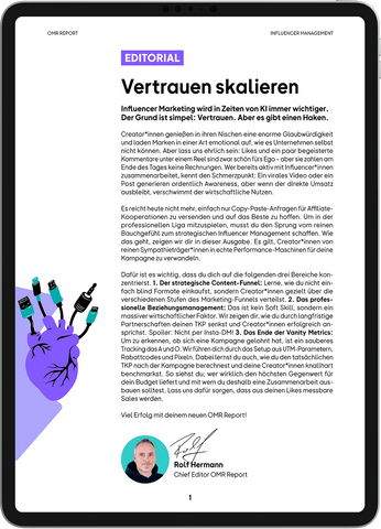 OMR Report | Influencer Management