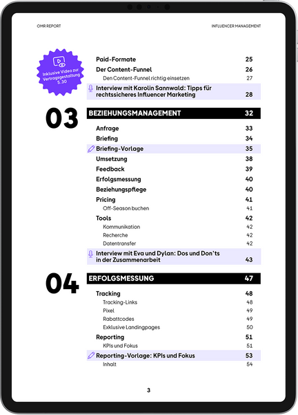 OMR Report | Influencer Management