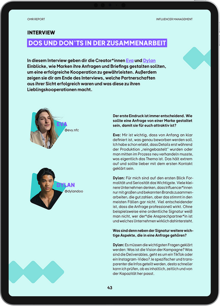 OMR Report | Influencer Management