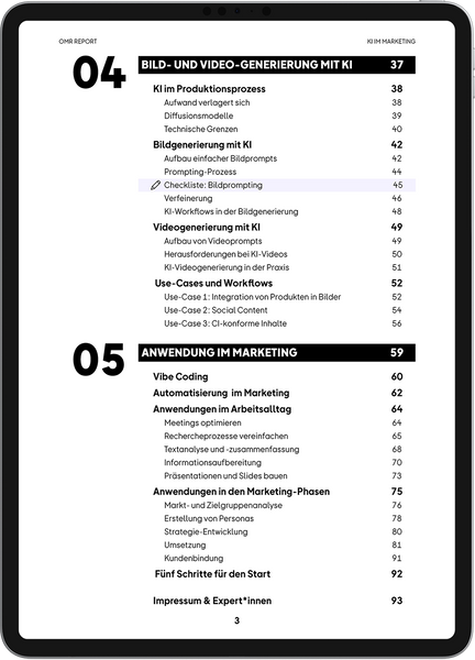 OMR Report | KI im Marketing