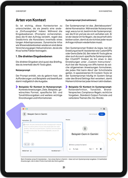 OMR Report | KI im Marketing