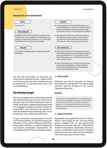 OMR Report | KI im Marketing