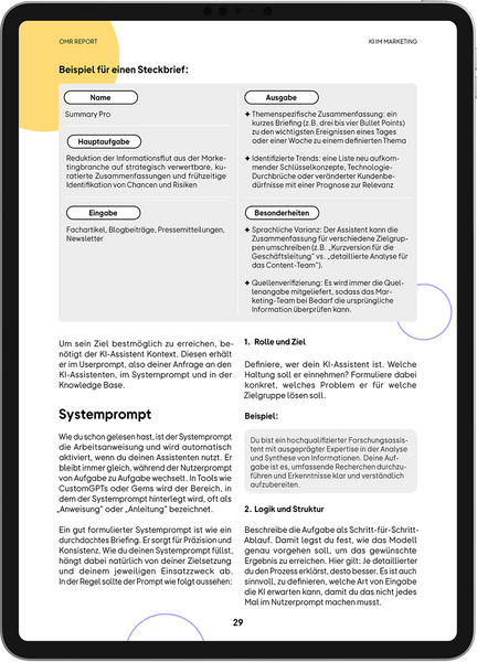 OMR Report | KI im Marketing