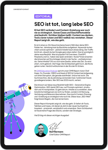 AI Search – OMR Report Kompakt