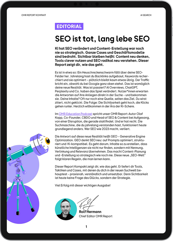AI Search – OMR Report Kompakt