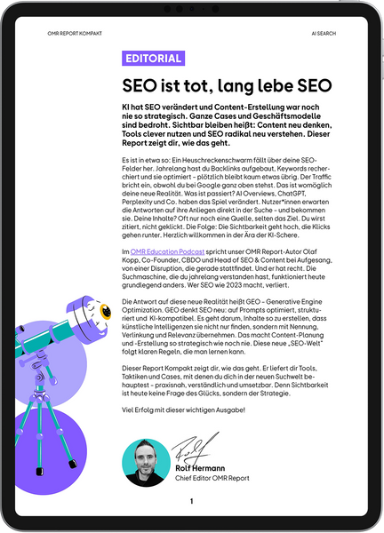 AI Search – OMR Report Kompakt