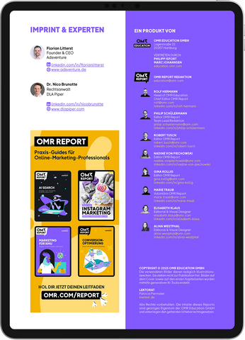 Social Ads mit KI – OMR Report Kompakt