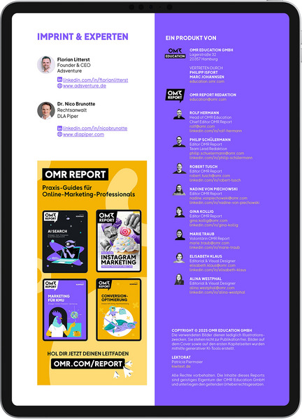 Social Ads mit KI – OMR Report Kompakt