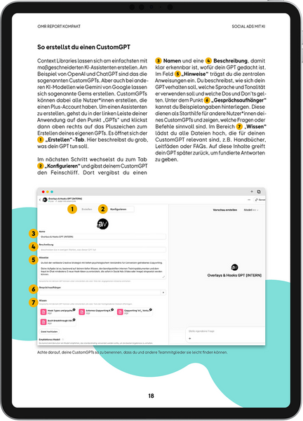 Social Ads mit KI – OMR Report Kompakt