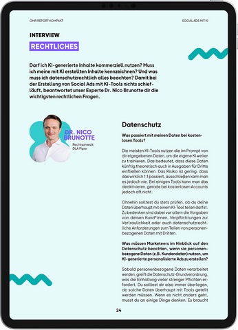 Social Ads mit KI – OMR Report Kompakt