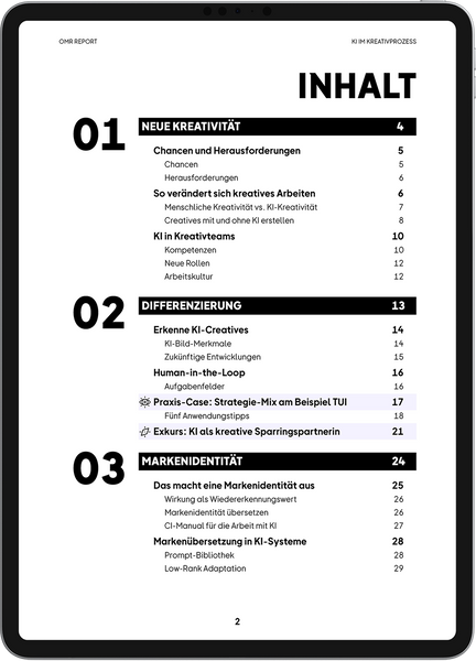 OMR Report | KI im Kreativprozess