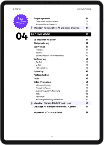 OMR Report | KI im Kreativprozess