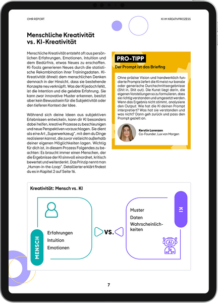 OMR Report | KI im Kreativprozess