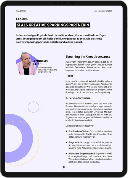 OMR Report | KI im Kreativprozess