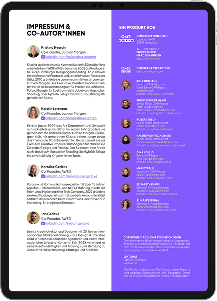 OMR Report | KI im Kreativprozess